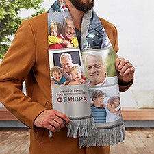 Glad Youre Our Dad Personalized Mens Photo Scarf  - 40562