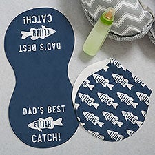 Reel Cool Like Dad Personalized Burp Cloths Set - 40573