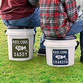 Personalized Fishing Bucket Seat - Reel Cool Dad - 40574