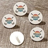 Best Dad By Par Personalized Golf Ball Markers  - 40577