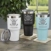 Personalized 30 oz. Vacuum Insulated Stainless Steel Tumblers - Best Dad By Par  - 40580