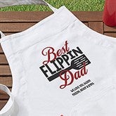 Best Flippin Dad Personalized Apron & Potholder  - 40609