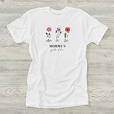 Personalized Ladies Shirts - Birth Month Flower  - 40629