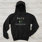 Personalized Ladies Sweatshirt - Birth Month Flower - 40630