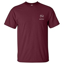 Pmall Employee Ultra Cotton® Maroon T-Shirt - 40693
