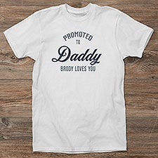 Personalized Mens Shirts - Promoted To Dad - 40696