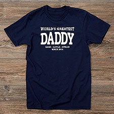 Personalized Men's Shirts - World's Greatest Dad - 40699