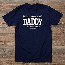 Personalized Mens Shirts - Worlds Greatest Dad - 40699