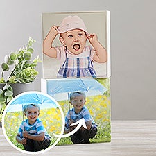 Cartoon Yourself Personalized Photo Shelf Blocks - Square - 40708