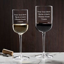 Engraved Message Luigi Bormioli® Sublime Wine Glass  - 40717