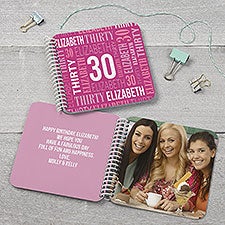 Repeating Birthday Personalized Mini Photo Book - 40835