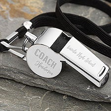 Thanks Coach Personalized Whistle  - 40841