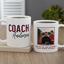 Thanks Coach Personalized Coffee Mugs  - 40843