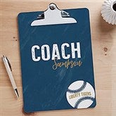 Thanks Coach Personalized Clipboard - 40852