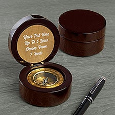 Engraved Message Navigator Compass  - 40985