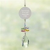 Engraved Message Rainbow Suncatcher  - 41012