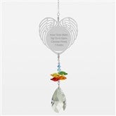 Engraved Message Memorial Heart Suncatcher  - 41013