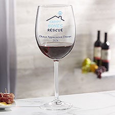 Personalized Logo Printed Red Wine Glass - 41014