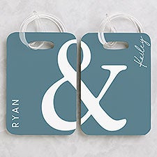 You  I Forever Personalized Luggage Tag 2 Pc Set  - 41059