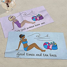 philoSophies® Summer Personalized Beach Towel  - 41116
