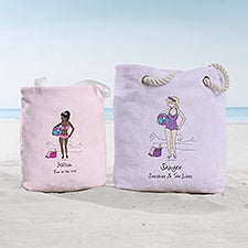 philoSophies® Summer Personalized Terry Cloth Beach Bag  - 41117