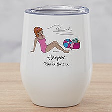 philoSophies® Summer Personalized Stainless Insulated Wine Cup  - 41118
