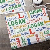 Repeating Names Personalized Wrapping Paper  - 41132