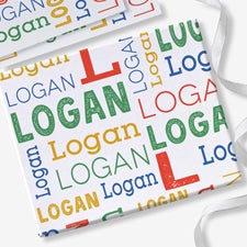 Repeating Names Personalized Wrapping Paper  - 41132
