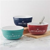 Made With Love Personalized Ceramic Serving Bowl  - 41151