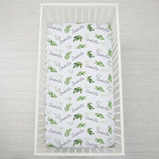 Botanical Baby Personalized Crib Sheet  - 41271