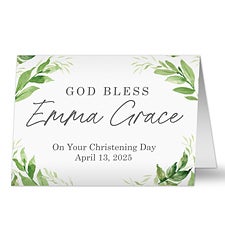 Botanical Baby Personalized Greeting Card  - 41279