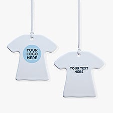 Personalized Logo T-Shirt Ornament - Double Sided - 41289