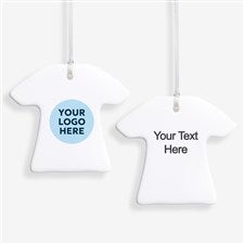 Personalized Logo T-Shirt Ornament - Double Sided - 41289