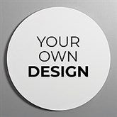Design Your Own Personalized Round Wood Wall Sign - 41332