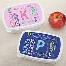 Repeating Name Personalized Lunch Box  - 41352