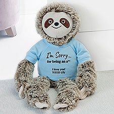 Im Sorry… Personalized Plush Sloth - 41377