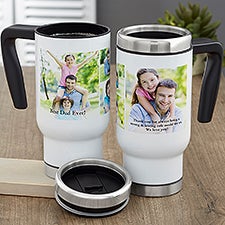 Photo Expression For Him Personalized 14 oz. Commuter Travel Mug  - 41417