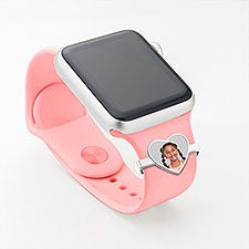 Personalized Smart Watch Photo Heart Charm  - 41456D