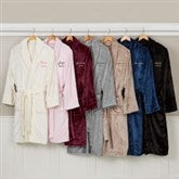 Grandma & Grandpa Established Embroidered Fleece Robes  - 41474