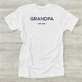 Grandpa Established Personalized Men's Shirt - 41475