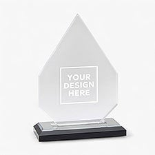 Personalized Logo Acrylic Diamond Award  - 41499
