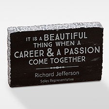 Professional & Passionate Engraved Marble Keepsake  - 41530