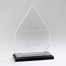 Performing with Excellence Personalized Diamond Award  - 41563