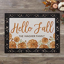 Seasonally Script Personalized Fall Doormats  - 41587