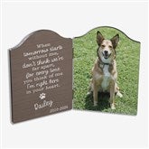 Pet Memorial Personalized Photo Tabletop Double Plaque  - 41632
