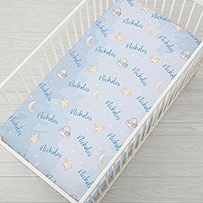Baby Elephant Personalized Crib Sheet  - 41647