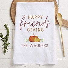 Friendsgiving Personalized Tea Towel  - 41722