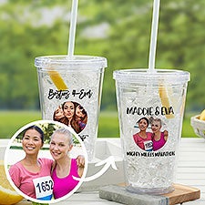 Cartoon Yourself Personalized Photo Acrylic Tumbler  - 41753