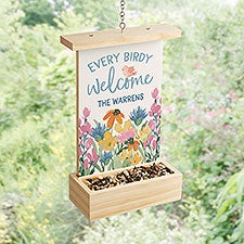 Personalized Bird Feeder - Every Birdy Welcome - 41787