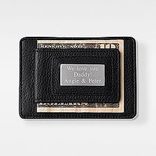 For Dad Engraved Wallet and Money Clip Duo - 41841
